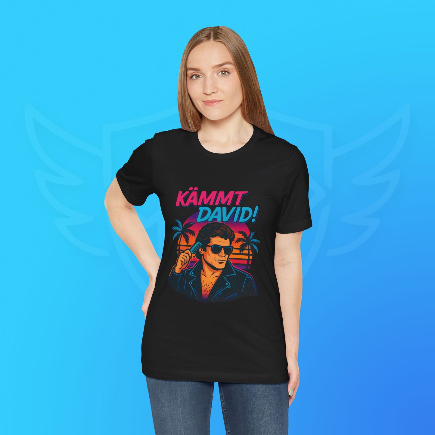 KÄMMT DAVID! – das T-Shirt für echte Style-Ritter!