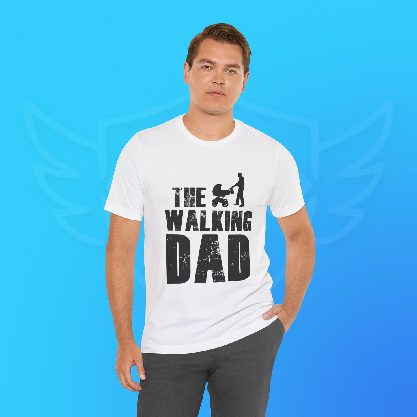 Walking Dad T-Shirt | Perfect for New Fathers, Gifting for Father's Day, Baby Showers, Parenting Events, Casual Everyday Wear