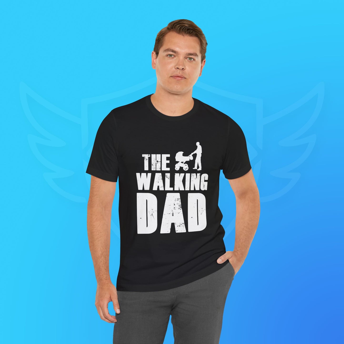 Walking Dad T-Shirt | Perfect for New Fathers, Gifting for Father's Day, Baby Showers, Parenting Events, Casual Everyday Wear