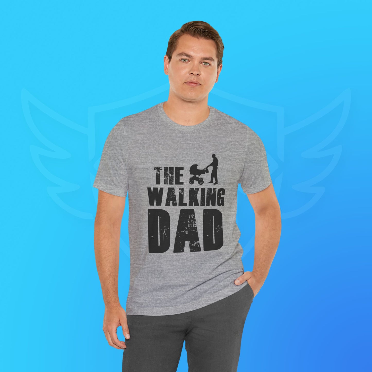 Walking Dad T-Shirt | Perfect for New Fathers, Gifting for Father's Day, Baby Showers, Parenting Events, Casual Everyday Wear
